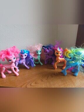 My Little Pony Celebration 2023 Lot 6 Pinkie Minty Twilight Rainbow 5.5 Inch